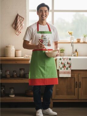 Department 56 Dr Seuss Grinch Christmas Apron Twas The Night Before Grinchmas